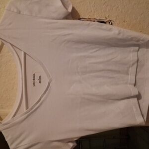 A white crop top